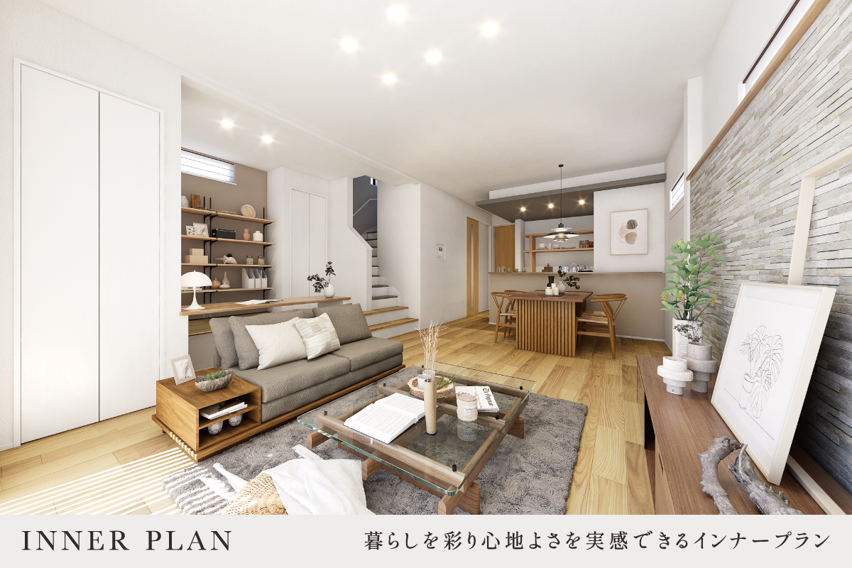 パースは図面を基に描き起こしたもので実際とは多少異なります。