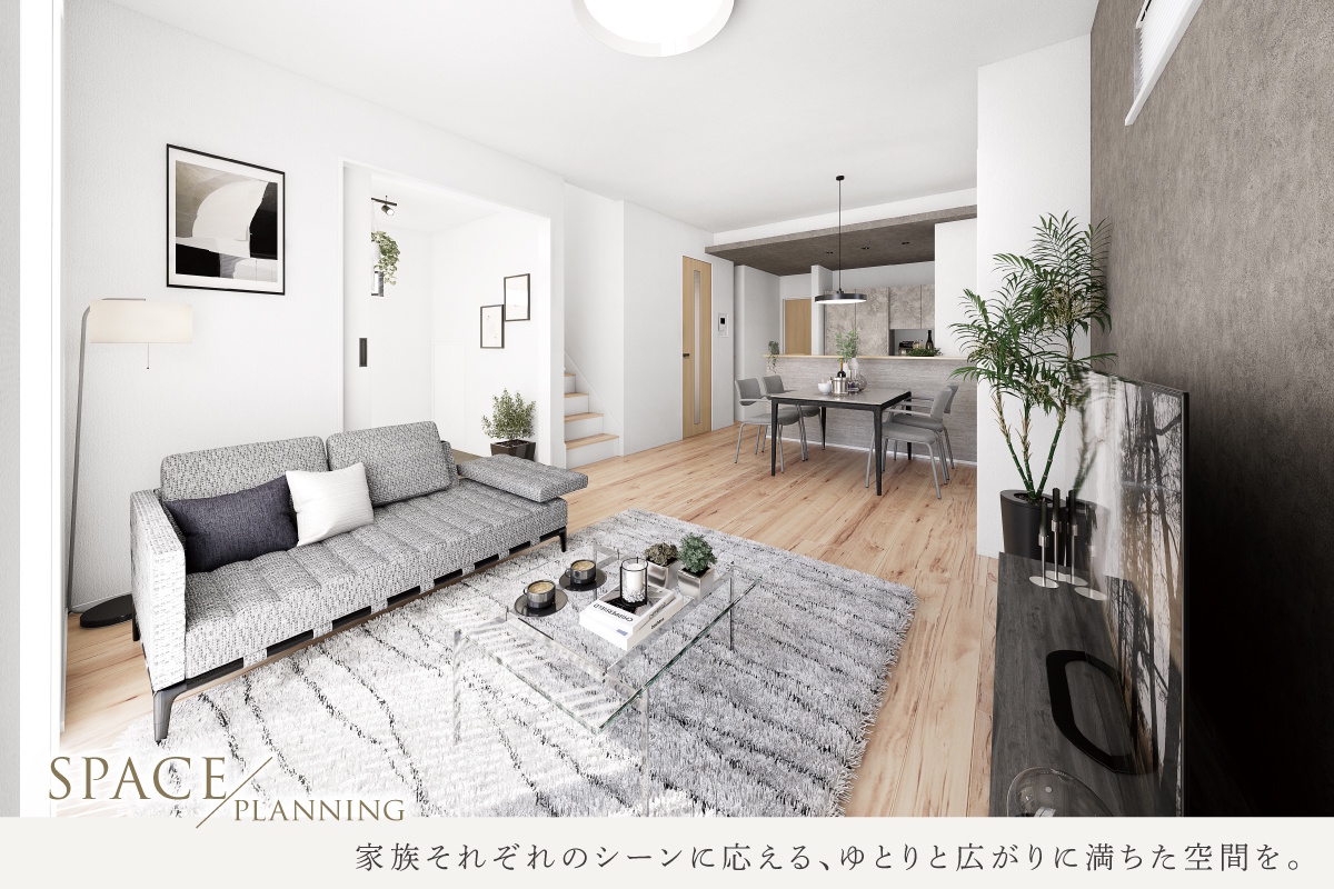 ※掲載のパースは図面を基に描き起こしたもので、実際とは多少異なります。