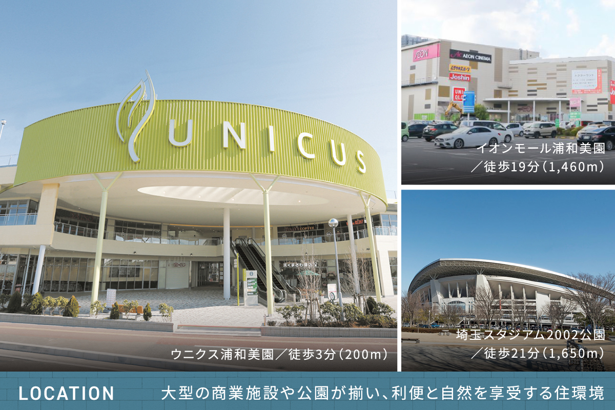 現地からの距離は各施設から最も遠い区画を起点とした地図上の概測です。徒歩分数は80m=1分で換算、端数は切り上げています。