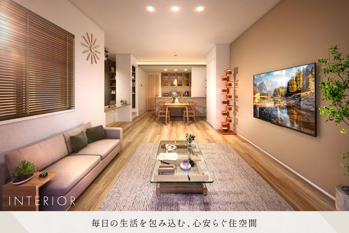 掲載のパースは図面を基に描き起こしたもので、実際とは多少異なります。