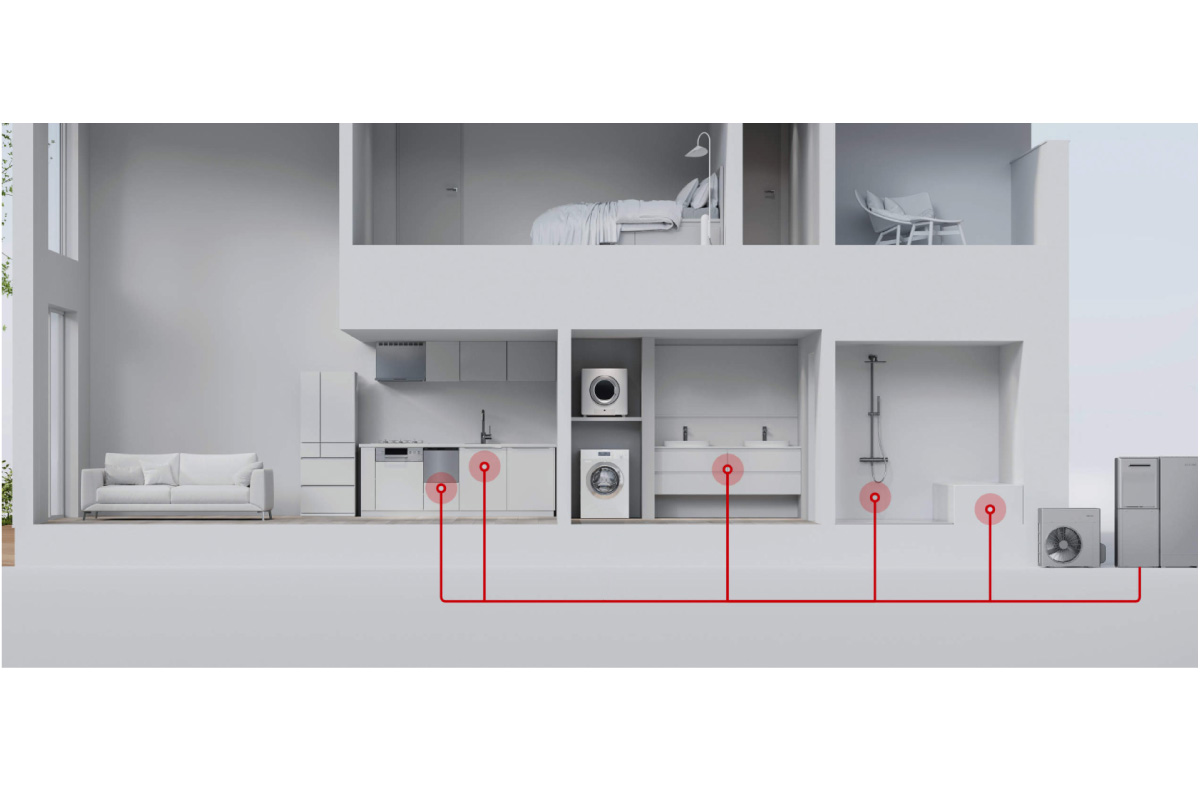 【ウルトラファインバブル入りのお湯を家中にお届け】 【ウルトラファインバブル入りのお湯を家中にお届け】