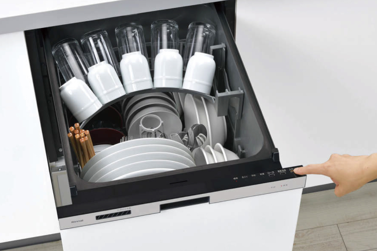 【プルオープン食器洗い機】