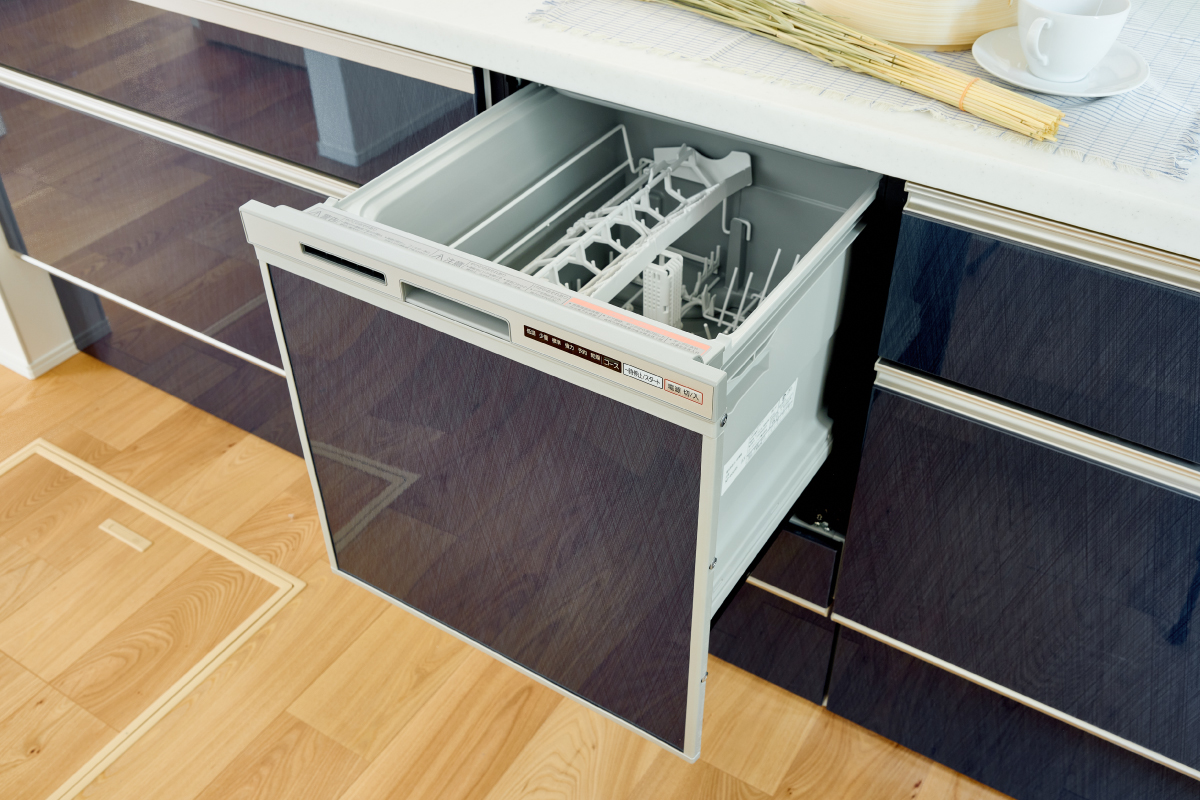 【プルオープン食器洗い機】 【プルオープン食器洗い機】