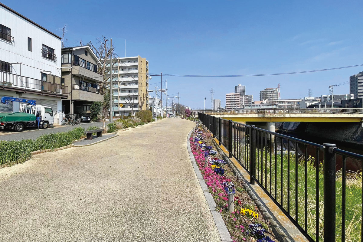 笹目川遊歩道 笹目川遊歩道